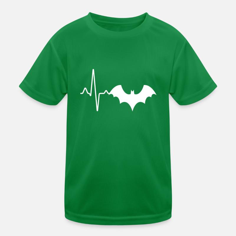 Bat Heartbeat Kids Functional T-Shirt
