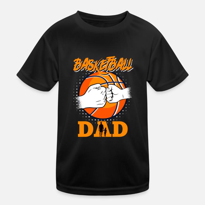 Basketball Dad Kids Functional T-Shirt