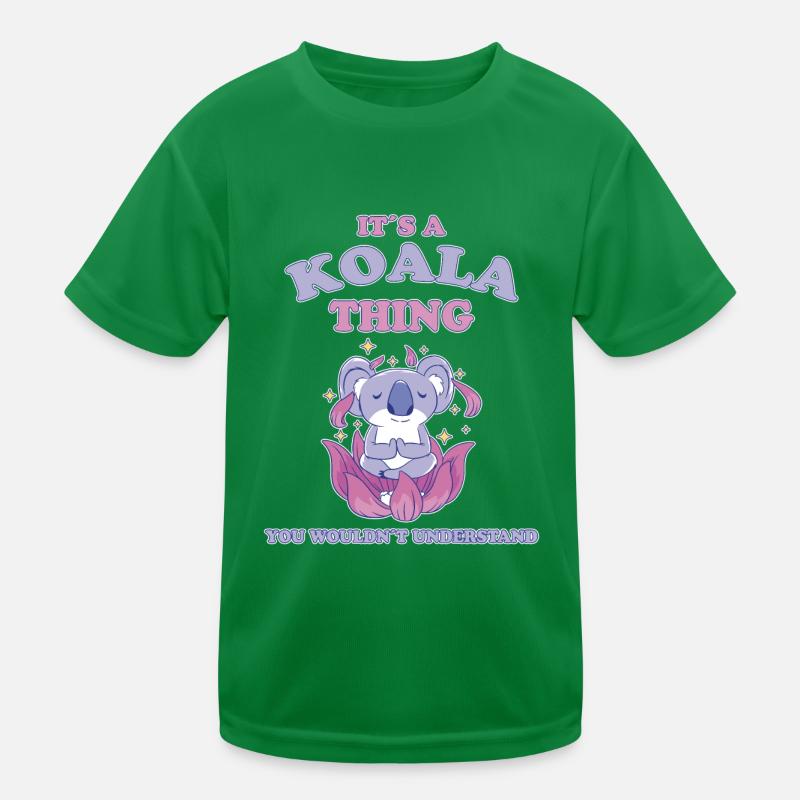 Koala Spruch Australien Beuteltier Koalas Geschenk Kinder Funktions-T-Shirt