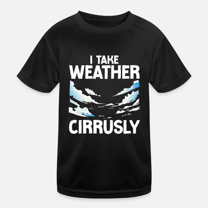 Meteorologist Weather Forecast Kids Functional T-Shirt