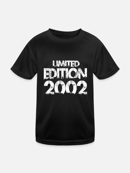 Édition limitée 2002 - T-shirt sport Enfant - noir - Devant