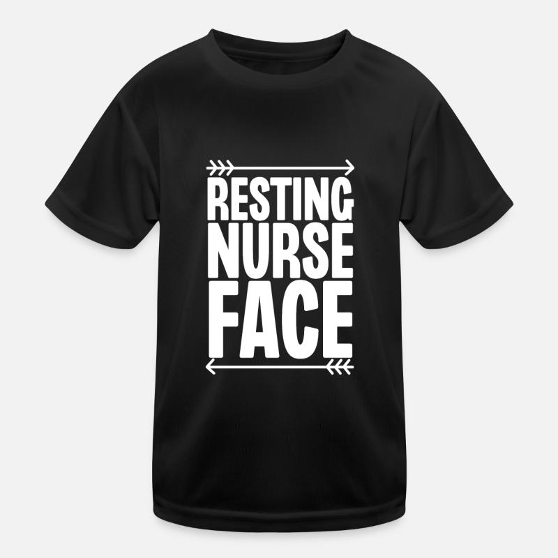 Ruhekranken-Gesicht Kinder Funktions-T-Shirt