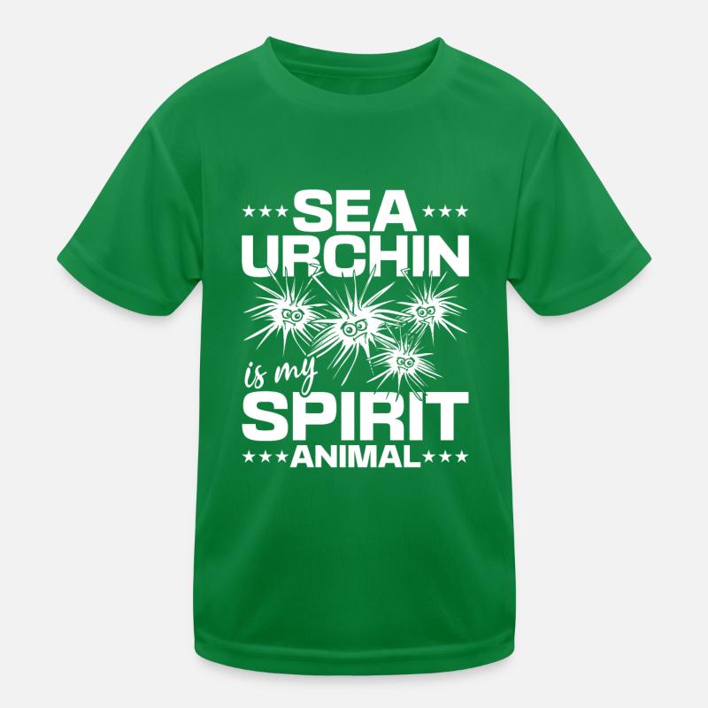Seeigel ist mein Geist Animal Meerestier Seeigel Kinder Funktions-T-Shirt