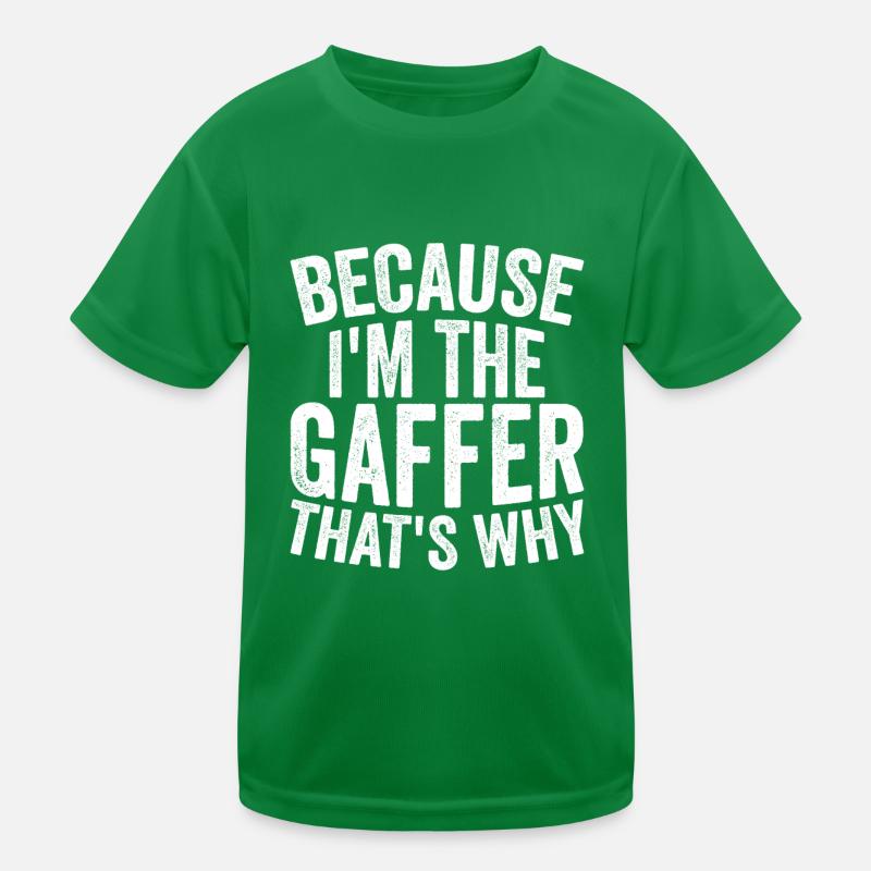 Parce que je suis le gaffeur T-shirt sport Enfant