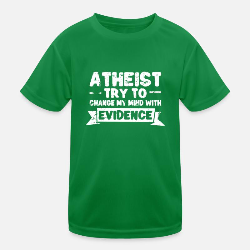 Athée Athéisme Anti-religion Securalisme Dieu T-shirt sport Enfant