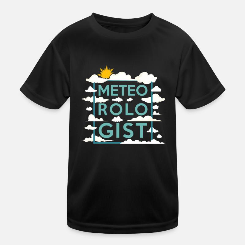 Meteorologist Weather Forecast Kids Functional T-Shirt