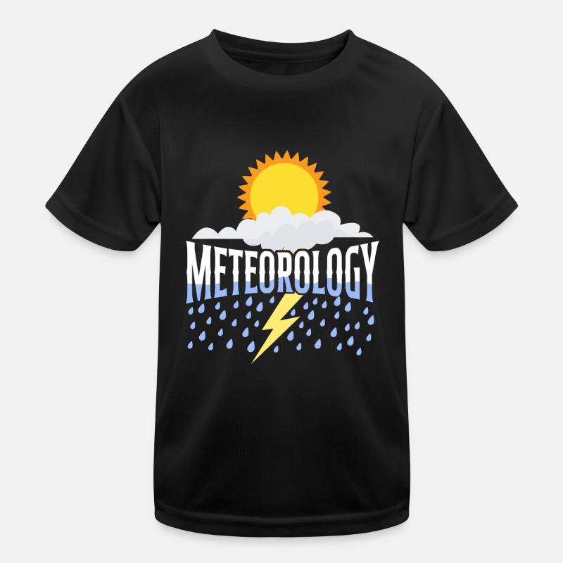 Meteorologist Weather Forecast Kids Functional T-Shirt