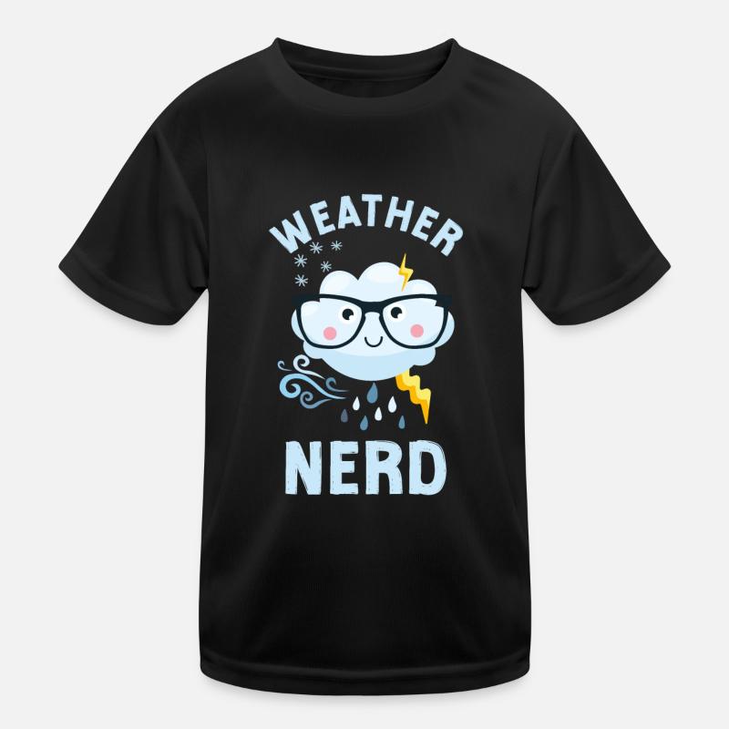 Meteorologist Weather Forecast Kids Functional T-Shirt