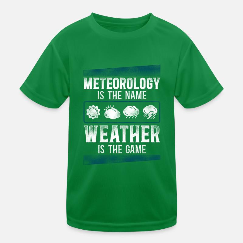 Meteorologist Weather Forecast Kinder Funktions-T-Shirt