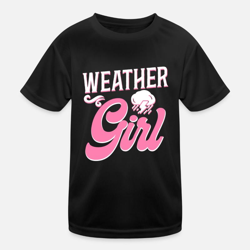 Meteorologist Weather Forecast Kids Functional T-Shirt