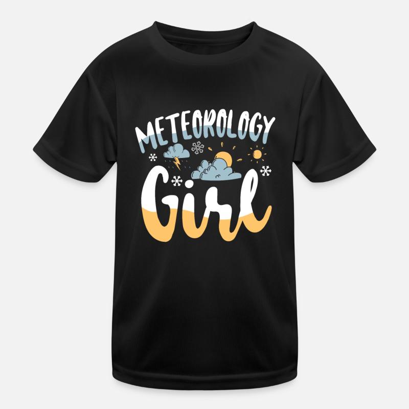 Meteorologist Weather Forecast Kids Functional T-Shirt