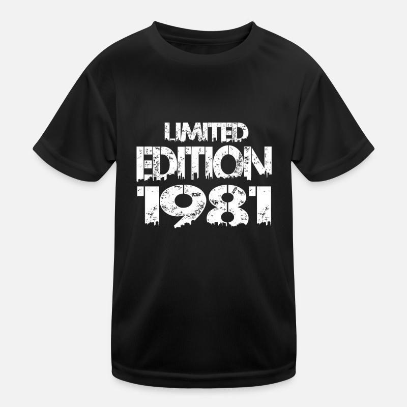 Limited Edition 1981 Kinder Funktions-T-Shirt
