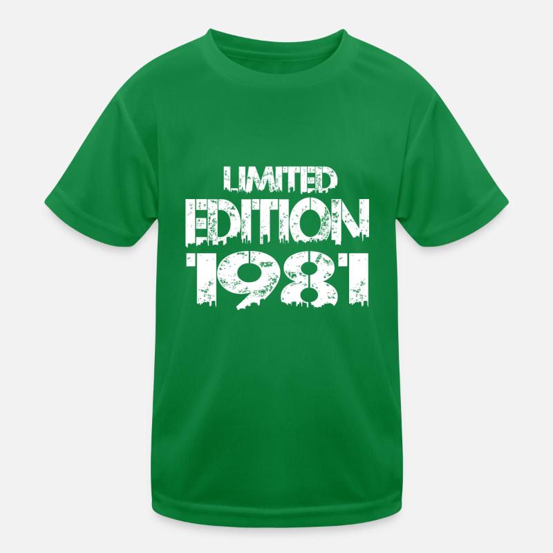 Limited Edition 1981 Kinder Funktions-T-Shirt