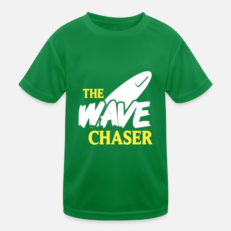 The Wave Chaser Awesome Surfing T-Shirt Present Kinder Funktions-T-Shirt