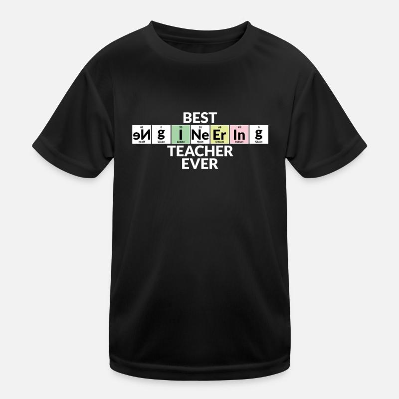 Meilleur professeur d’ingénierie de tous les temps T-shirt sport Enfant