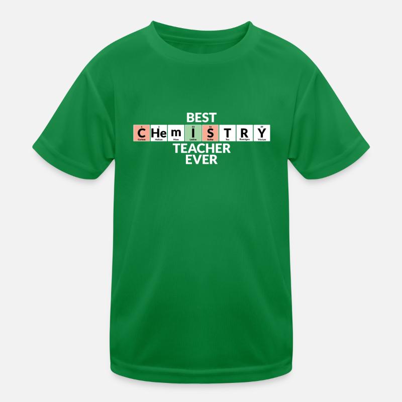 Meilleur professeur de chimie de tous les temps T-shirt sport Enfant