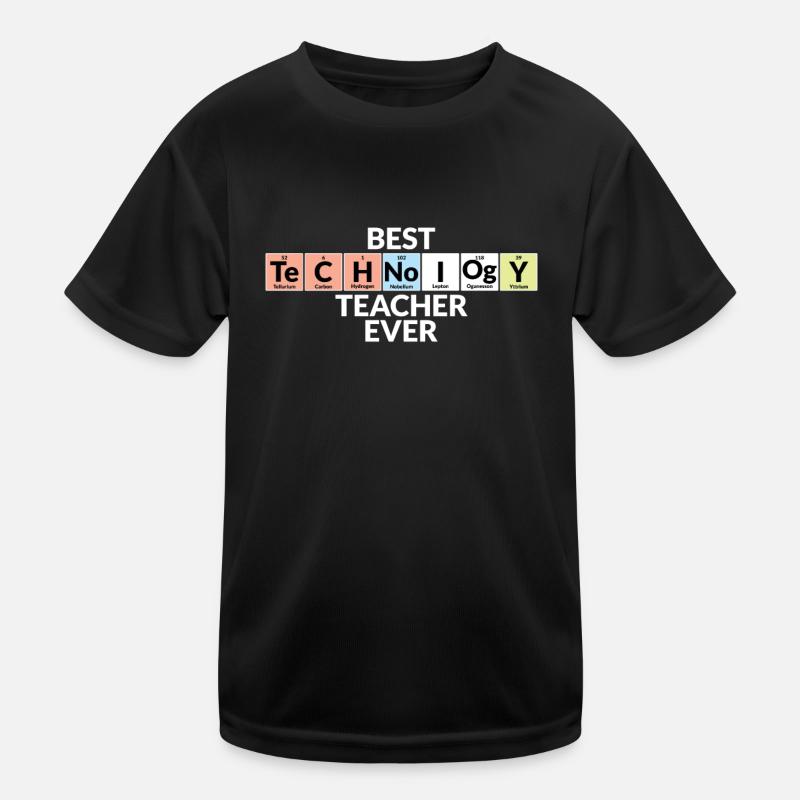 Meilleur professeur de technologie de tous les temps T-shirt sport Enfant