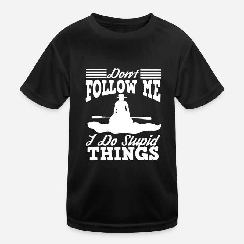 Kajak Boot Kanu Paddelboot Doppelpaddel Kinder Funktions-T-Shirt