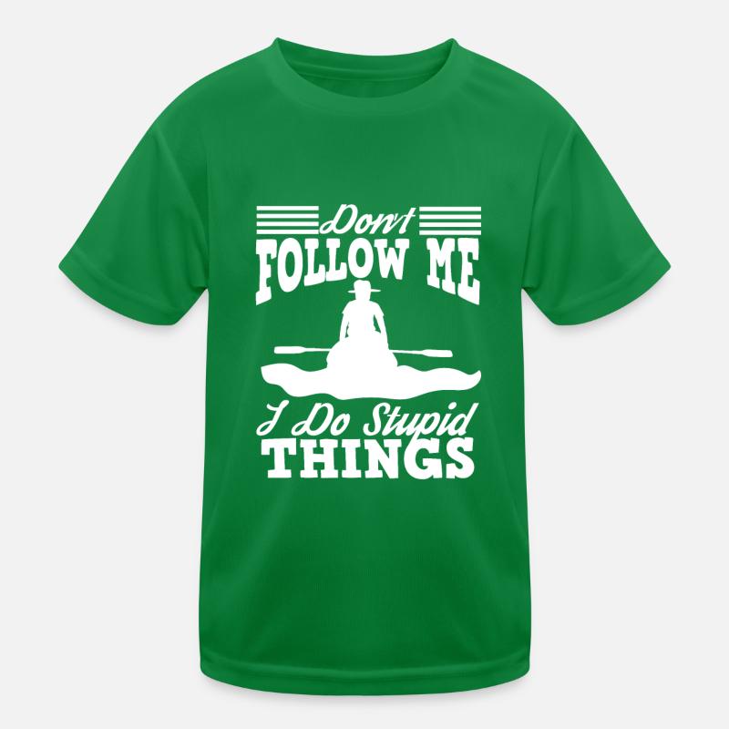 Kayak Bateau Canoë Paddle Double Paddle T-shirt sport Enfant