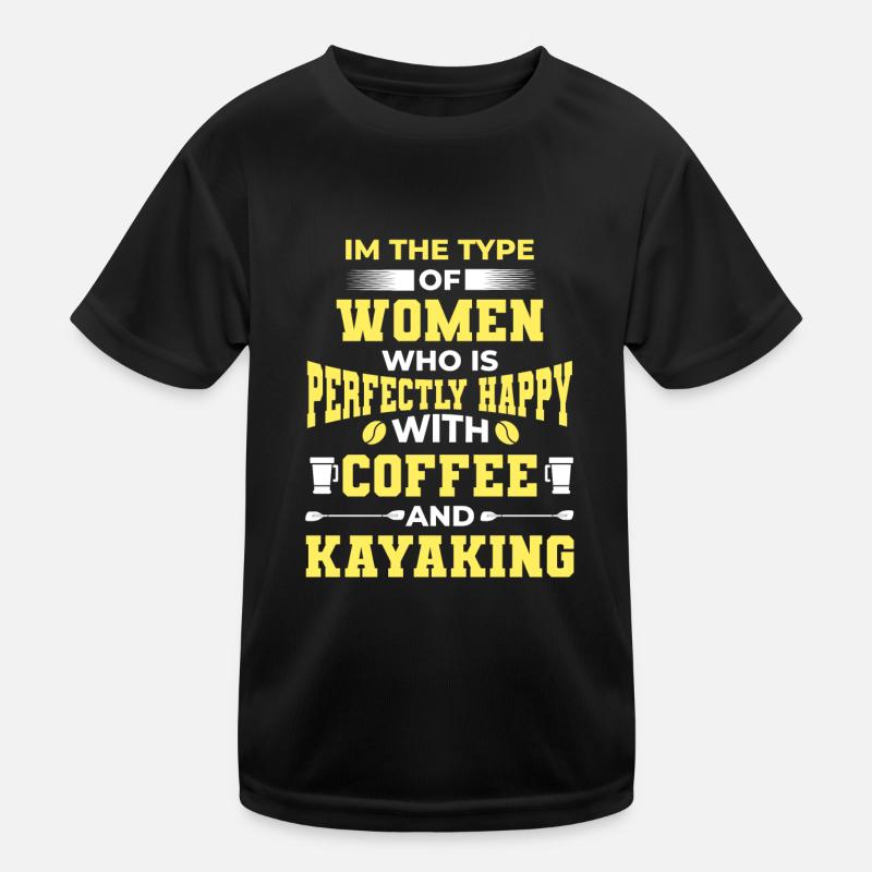 Kayak Boat Canoe Paddle Boat Double Paddle Kids Functional T-Shirt