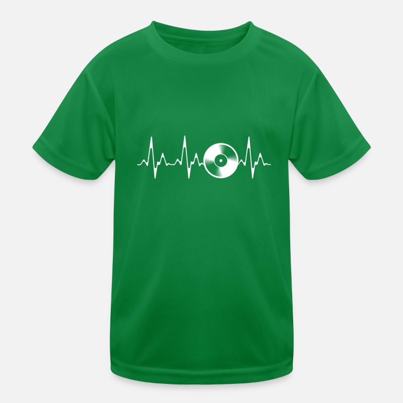Vinyl hearthbeat, Everything sounds better on viny Kids Functional T-Shirt