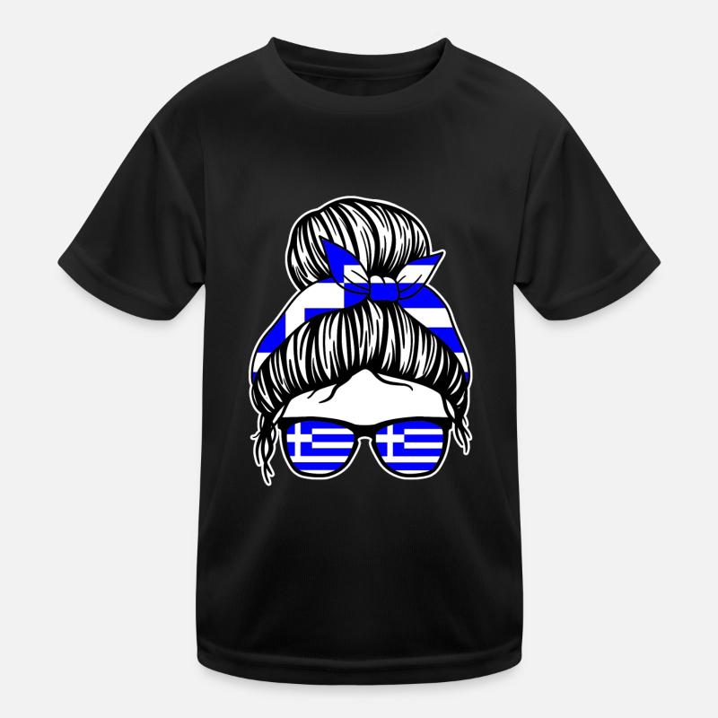 Grèce grecque Grèce T-shirt sport Enfant