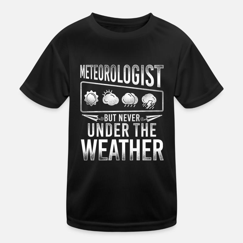 Meteorologist Weather Forecast Kids Functional T-Shirt