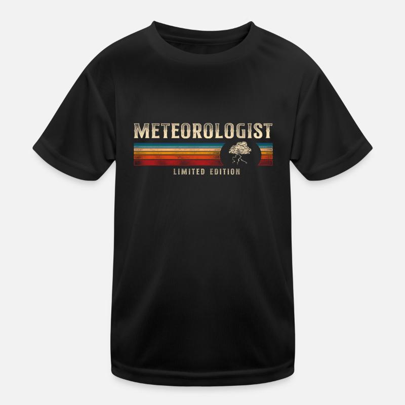 Meteorologist Weather Forecast Kids Functional T-Shirt