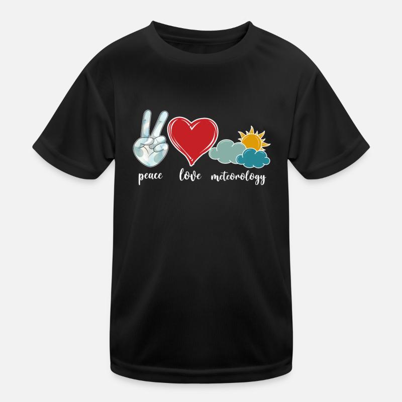 Meteorologist Weather Forecast Kids Functional T-Shirt