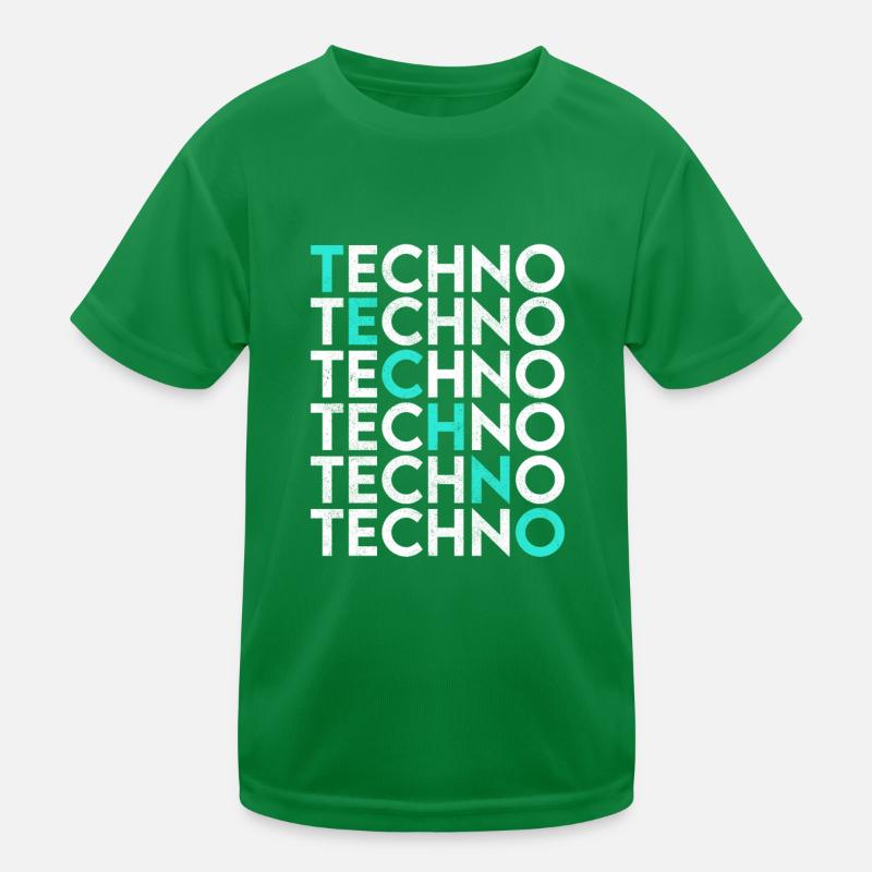 Techno Kids Functional T-Shirt