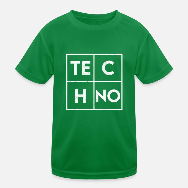 Techno Kids Functional T-Shirt