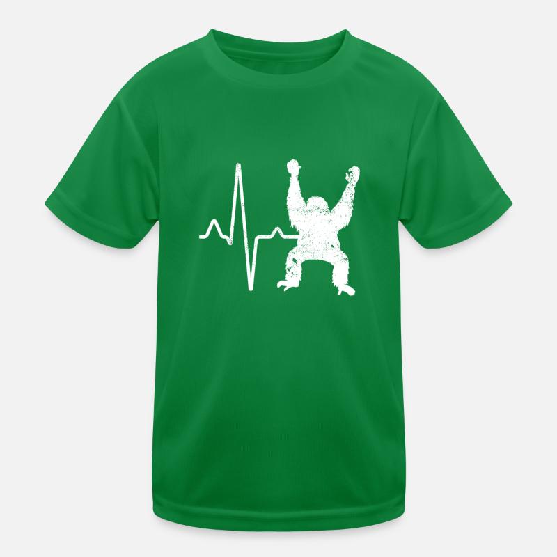 Orang Utan Herzschlag Kinder Funktions-T-Shirt