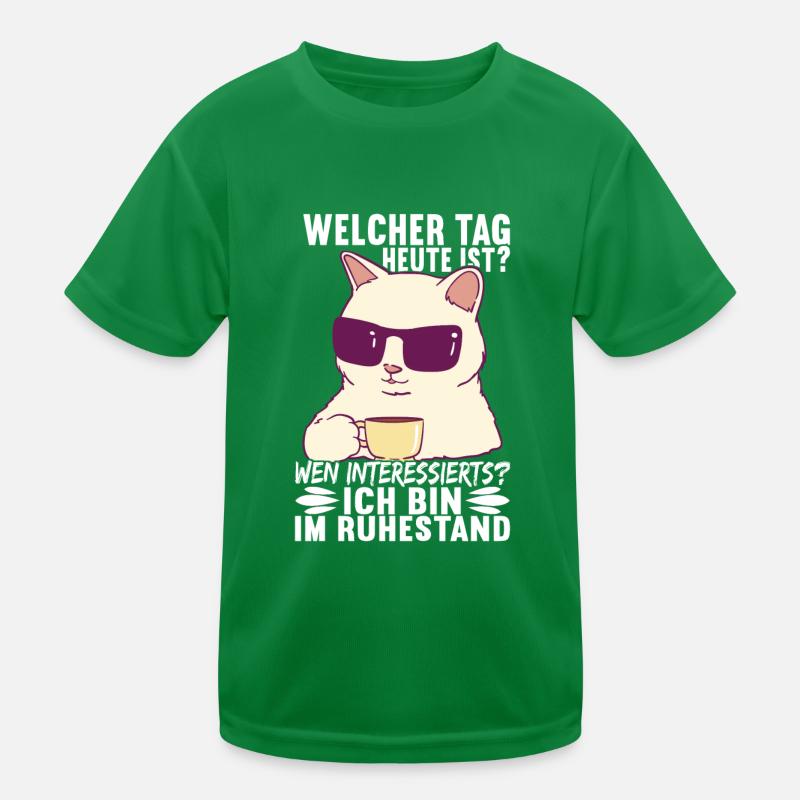 Rentner Rente Kinder Funktions-T-Shirt