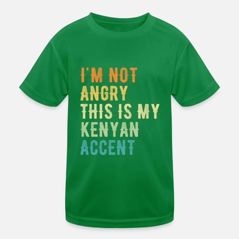 I Am Not Evil, My Kenyan Accent Kids Functional T-Shirt