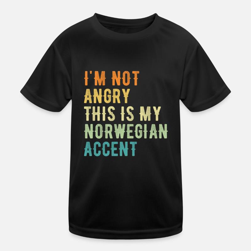 I'm not evil, my Norwegian accent Kids Functional T-Shirt