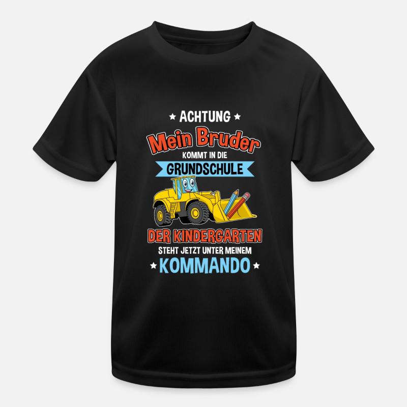 Schulanfang Einschulung 1 Klasse Grundschule Kinder Funktions-T-Shirt