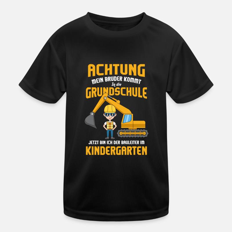 Schulanfang Einschulung 1 Klasse Grundschule Kinder Funktions-T-Shirt