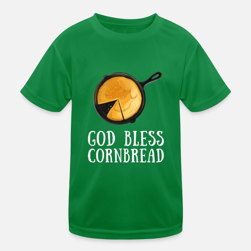 Cornbread Baking Cornmeal Muffins Batter Bread Kids Functional T-Shirt