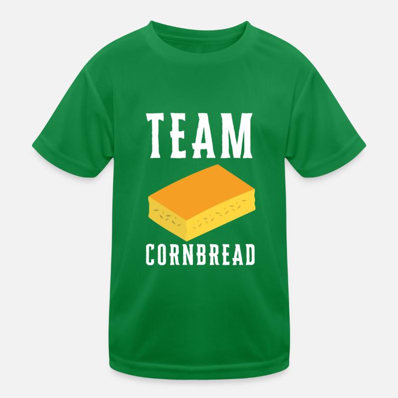 Cornbread Baking Cornmeal Muffins Batter Bread Kids Functional T-Shirt