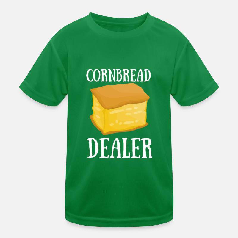 Cornbread Baking Cornmeal Muffins Batter Bread Kids Functional T-Shirt
