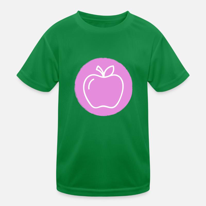 Apfel Kinder Funktions-T-Shirt