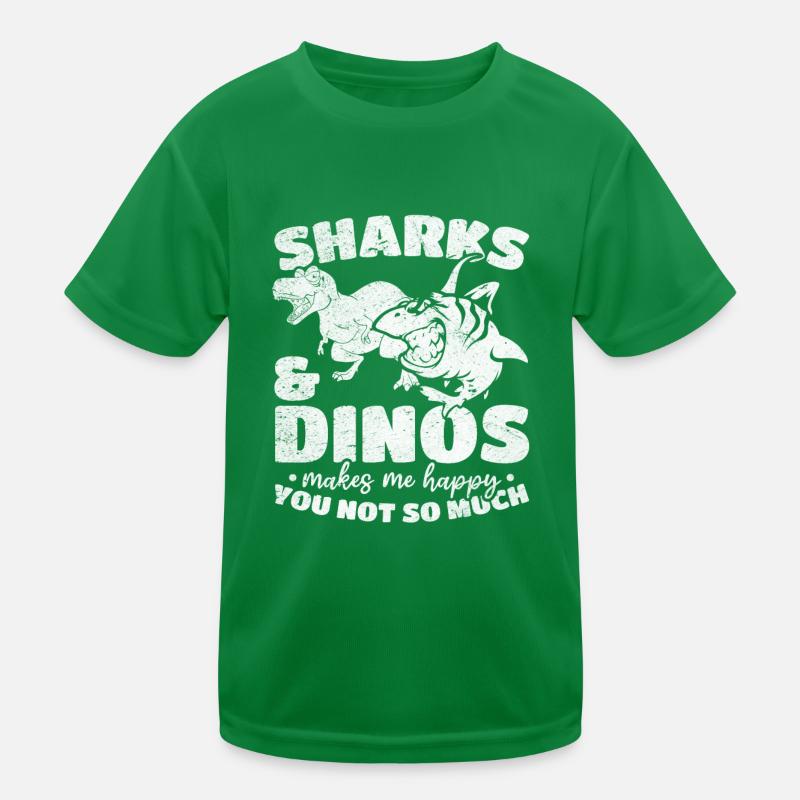 Sharks & Dinos me rend heureux que tu n’aimes pas ça T-shirt sport Enfant
