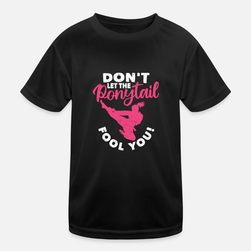 Ne vous laissez pas berner par la queue de cheval Funny T-shirt sport Enfant