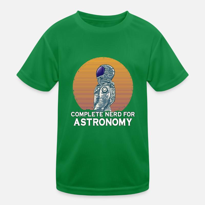 Astronaut Astronomy Solar System Space Kids Kids Functional T-Shirt