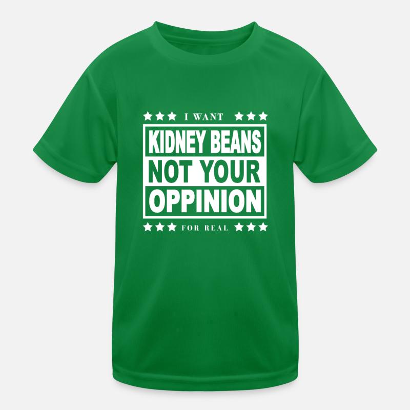 Kidney Bean Vegetable Kinder Funktions-T-Shirt