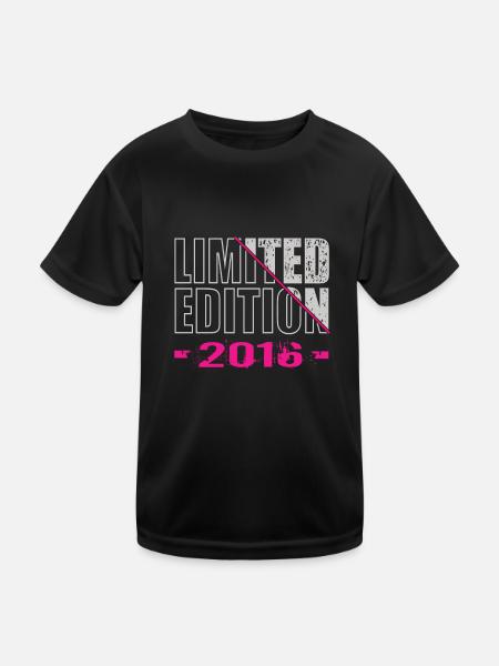 Edition Limitée 2016 - T-shirt sport Enfant - noir - Devant