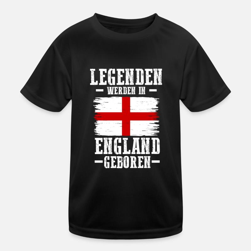 England Engländer Englisches Kinder Funktions-T-Shirt