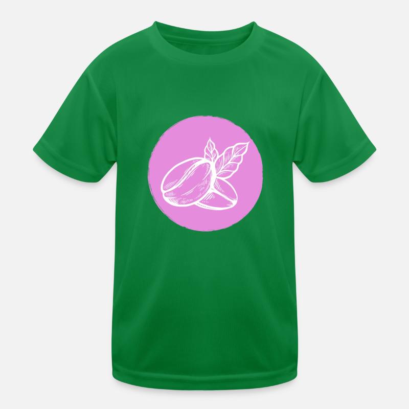 Kaffee Kaffeebohne Kinder Funktions-T-Shirt