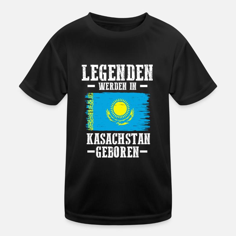 Kasachstan Kasache Kasachisches Kinder Funktions-T-Shirt