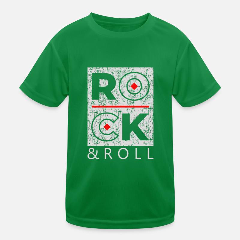 Rock & Roll Rock N Roll Rock AND Roll Kinder Funktions-T-Shirt